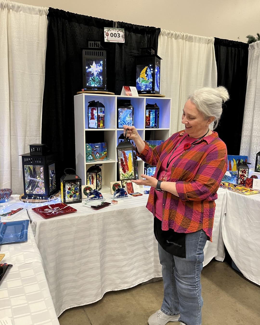 Kinnon Sutherland at a craft show